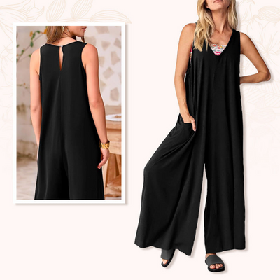 Andy - Classic V-Neck Jumpsuit