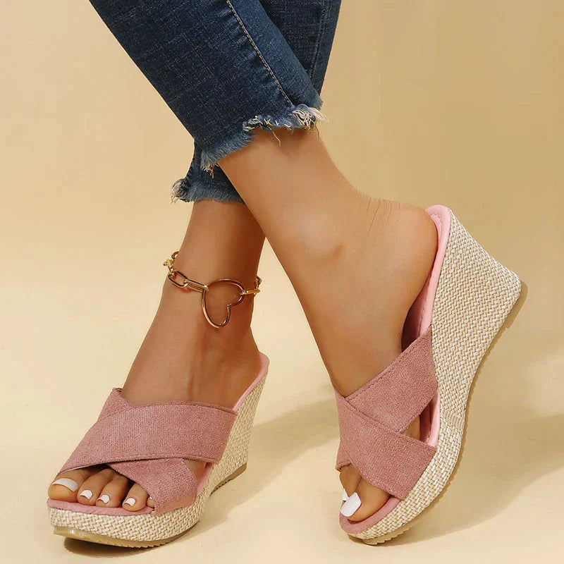 Jenn | Casual Comfort Wedges Sandals