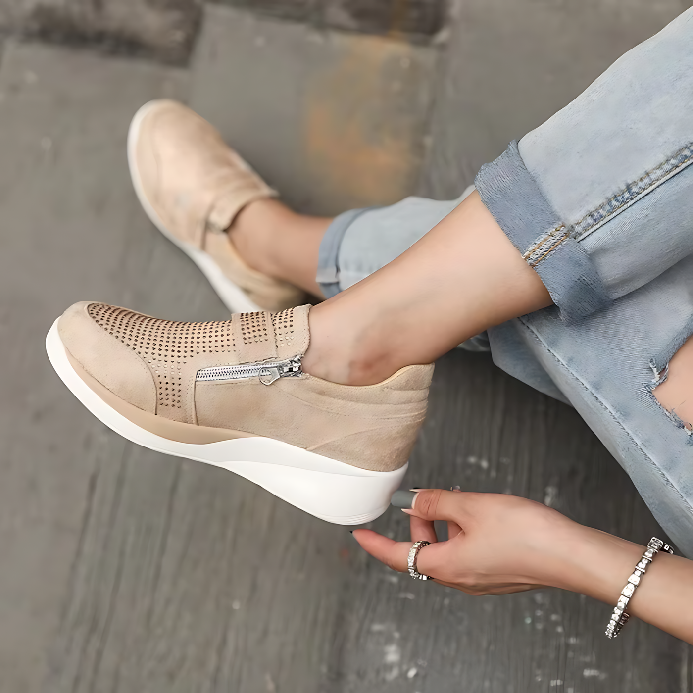 Tilly | Orthopedic Wedge Sneakers