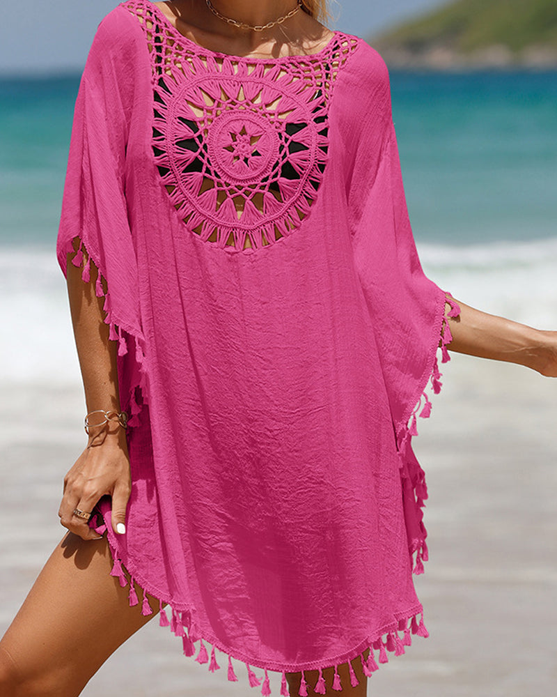 Harper | Bohemian Crochet Beach Cover-Up