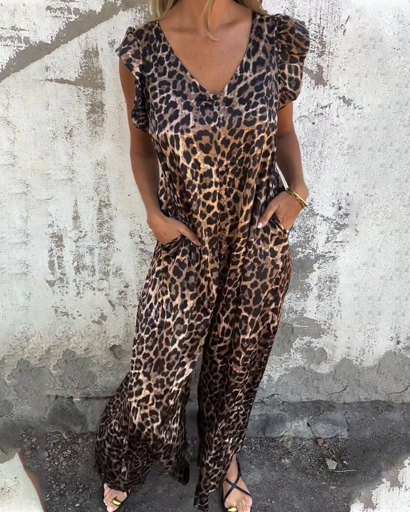 Nadine | Stylish Leopard Jumpsuit