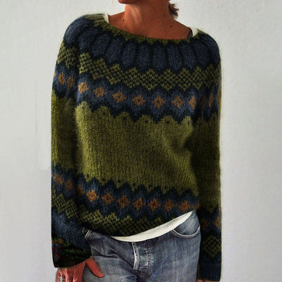 Sena | Retro Knit Sweater