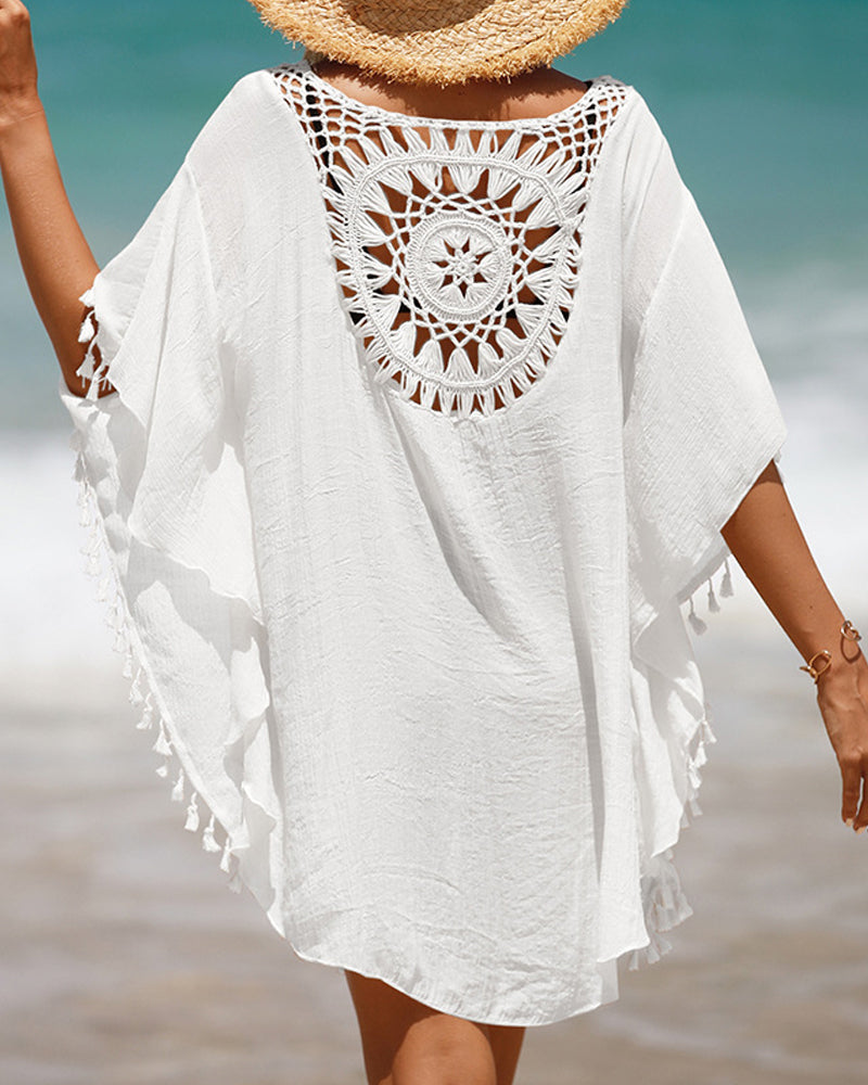 Harper | Bohemian Crochet Beach Cover-Up