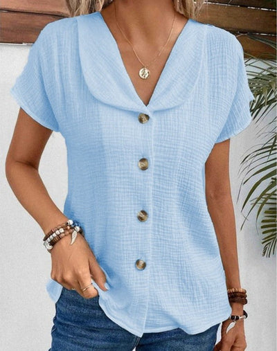 Yvonne | Cotton-Linen Blouse