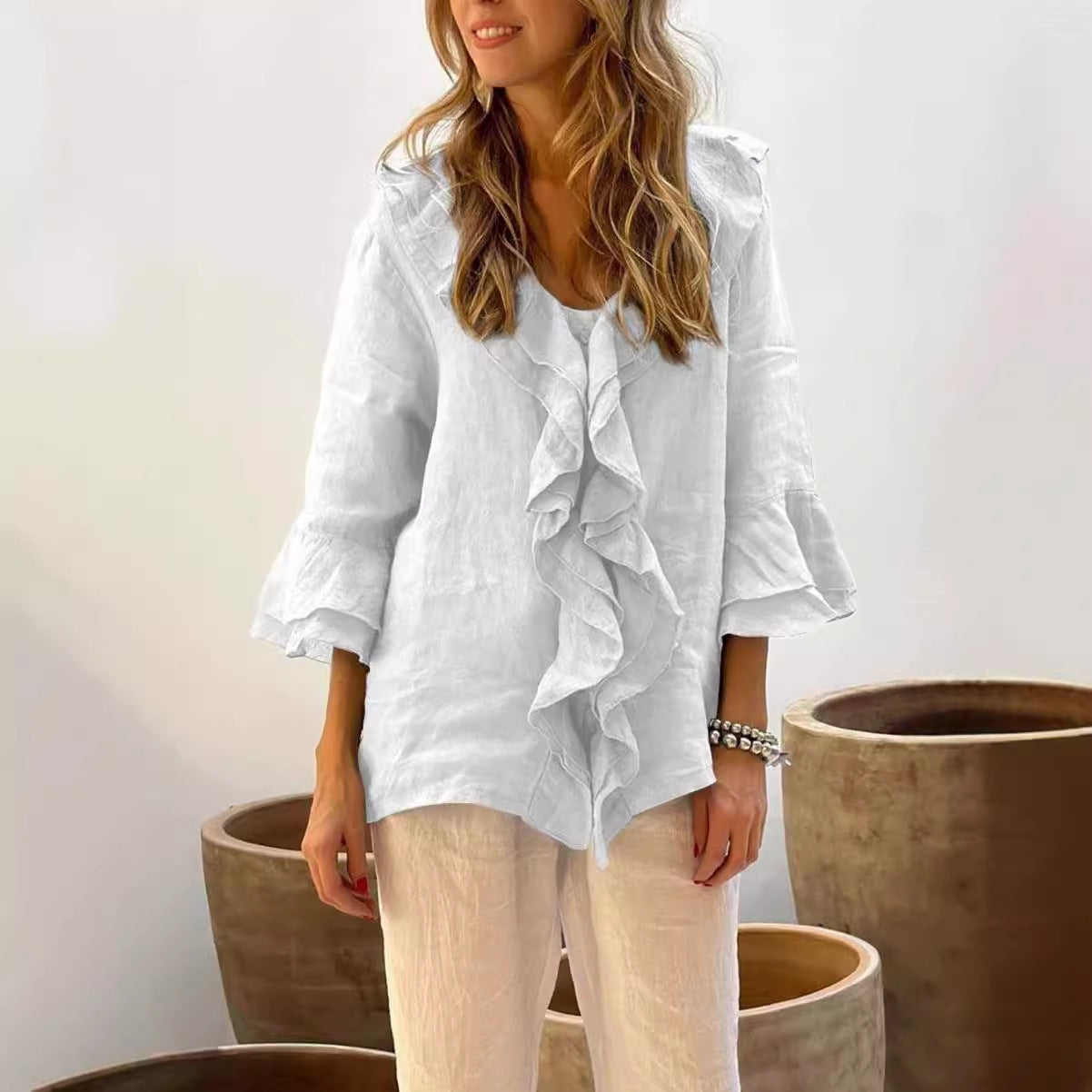 Indie | Ruffled Shirt