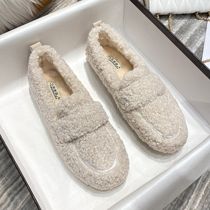 Mia | Teddy Loafers with Non-Slip Sole