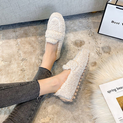 Mia | Teddy Loafers with Non-Slip Sole