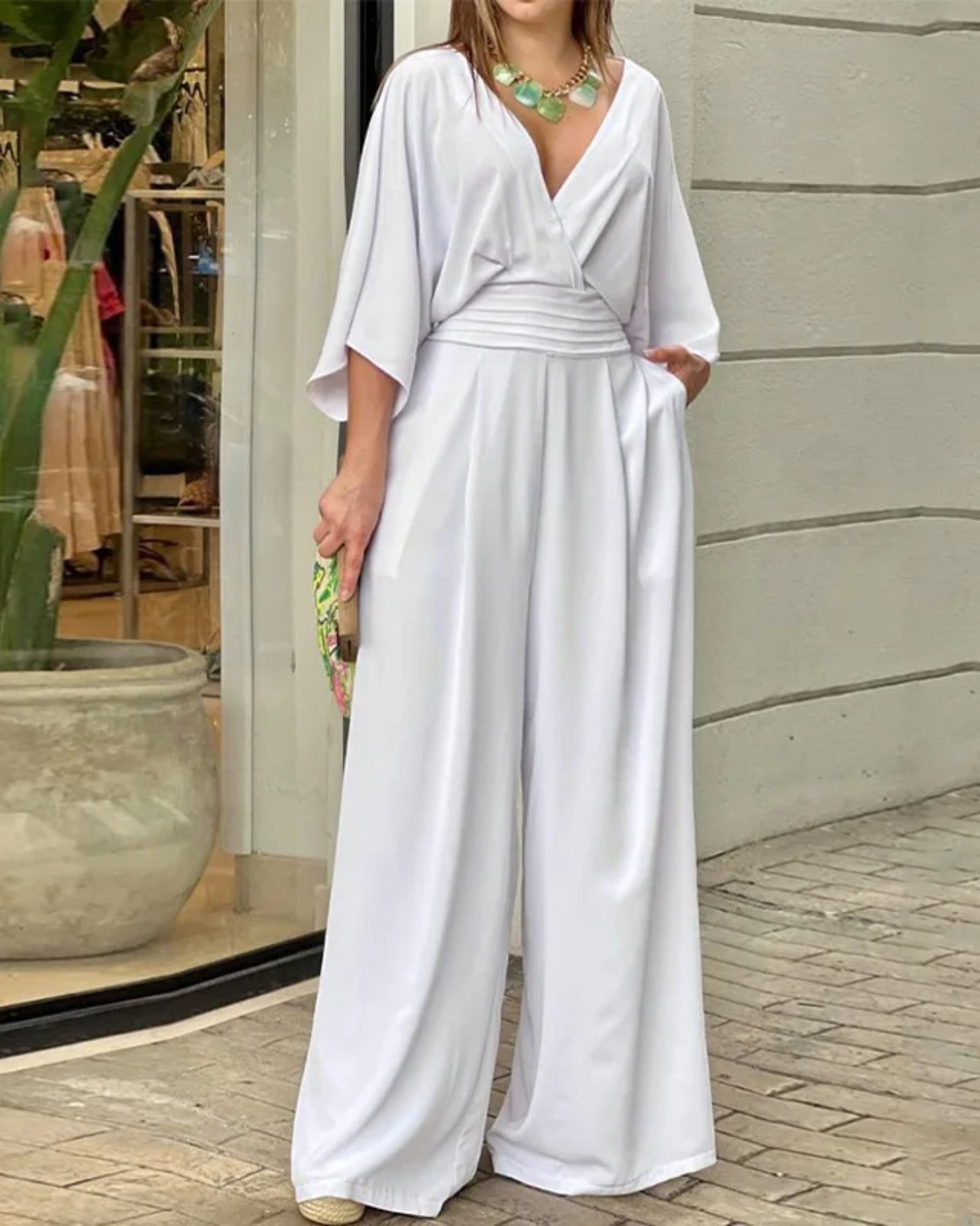 Olivia | Classy loose-fit jumpsuit