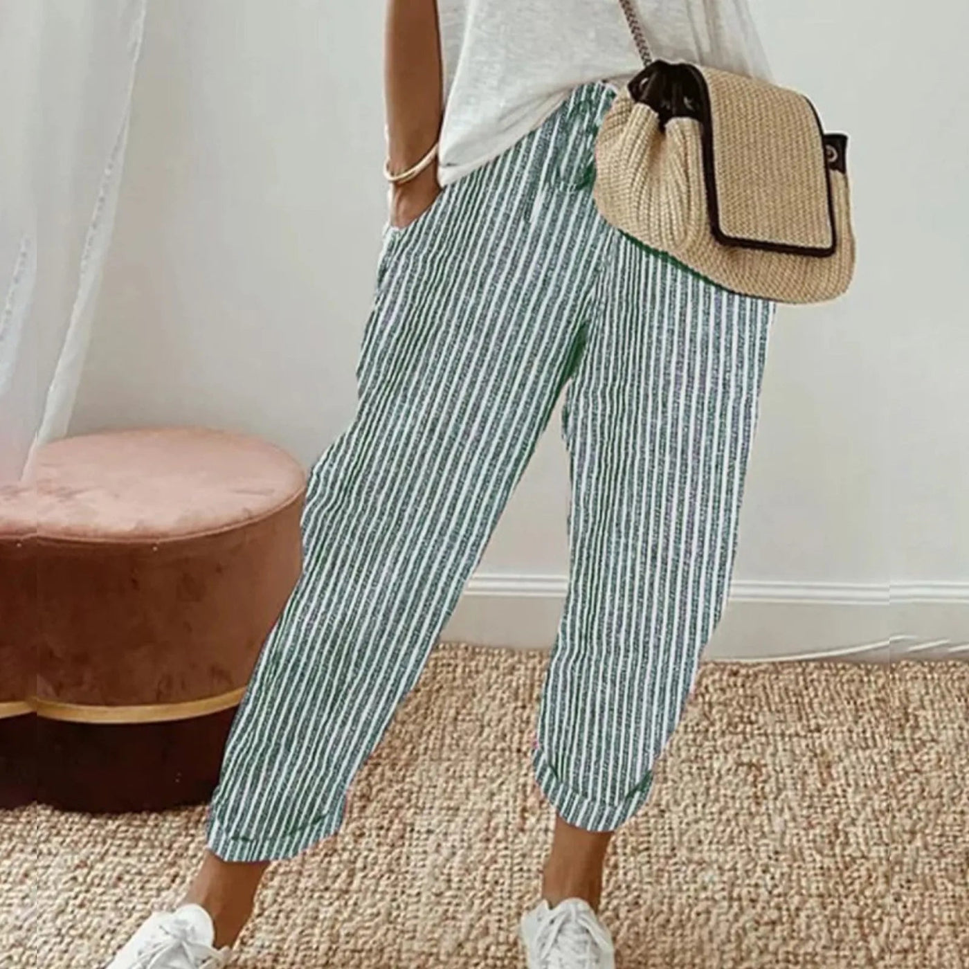 Hazel | Casual Linen Trousers