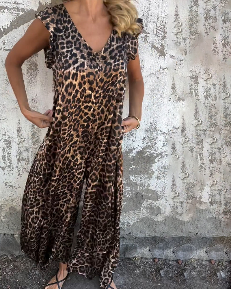 Nadine | Stylish Leopard Jumpsuit