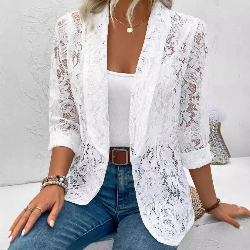 Risa | Stylish Lace Blazer