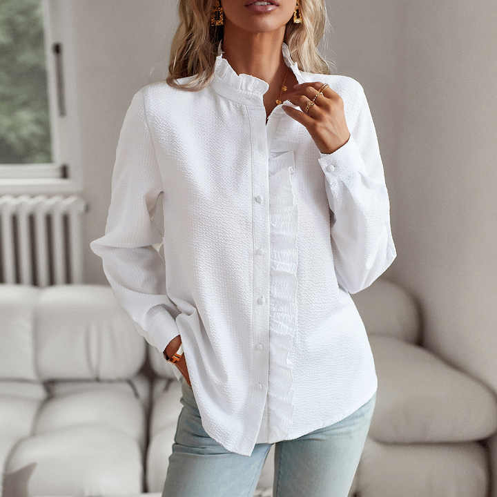 Iris | Ruffled Blouse