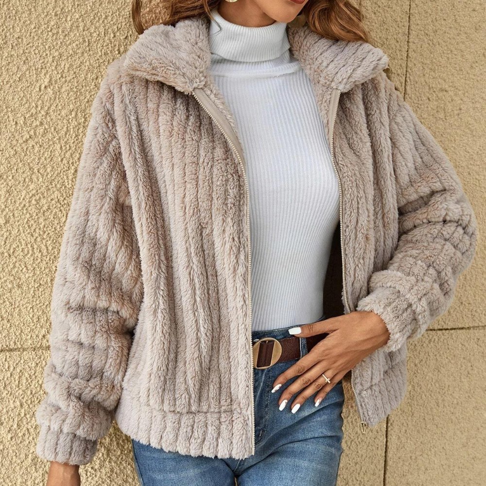 Mandy | Stylish Plush Cardigan