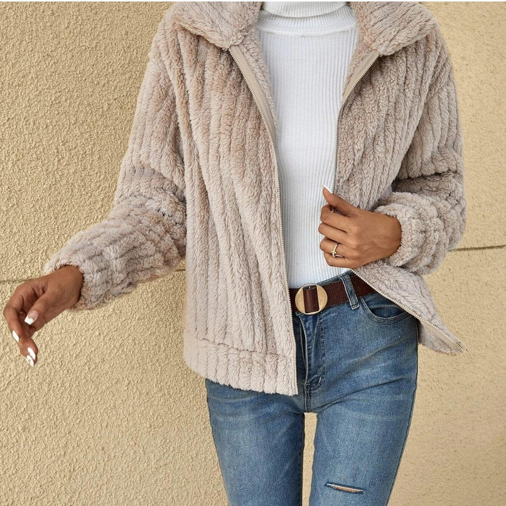 Mandy | Stylish Plush Cardigan